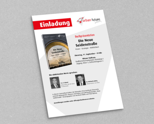 Urban Forum, Einladung Buchpräsentation: Die Neue Seidenstrasse