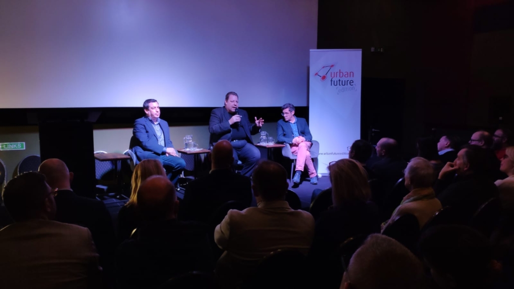 Urban Forum, Buchpräsentation des Sammelbandes "Weckruf Corona" von Günther Sidl mit einer Keynote des Meteorologen und TV-Moderators Andreas Jäger zum Thema "Die Auswirkungen des Klimawandels auf unsere Gesellschaft"