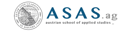 Urban Forum, Partner Logo: ASAS austrian school of applied studies